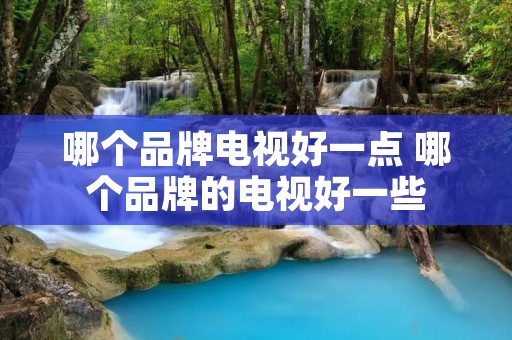 哪个品牌电视好一点 哪个品牌的电视好一些 哪个品牌电视好一点 哪个品牌的电视好一些