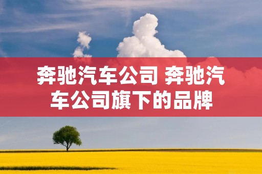 奔驰汽车公司 奔驰汽车公司旗下的品牌 奔驰汽车公司 奔驰汽车公司旗下的品牌