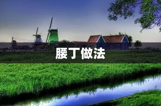腰丁做法:让你的腰部更加健康 腰丁做法:让你的腰部更加健康