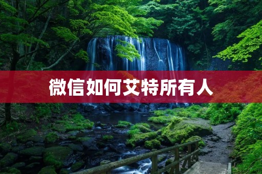 微信如何艾特所有人:一次性@多人的操作详解