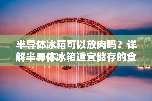 半导体冰箱可以放肉吗？详解半导体冰箱适宜储存的食物种类