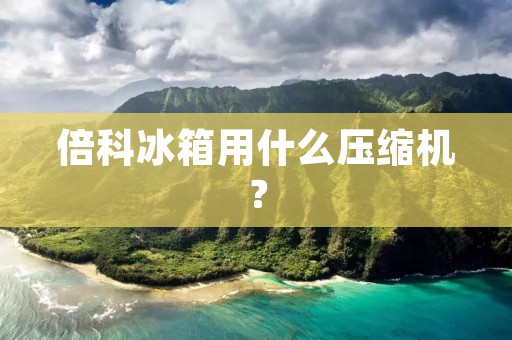 倍科冰箱用什么压缩机？