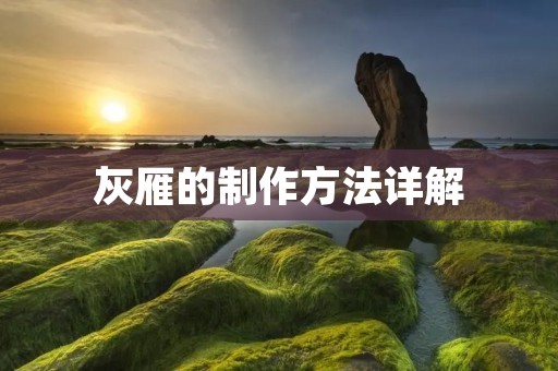 灰雁的制作方法详解 灰雁的制作方法详解