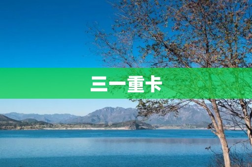 三一重卡：打造高品质、高性能、高安全的重载机动车