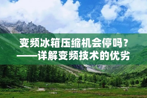 变频冰箱压缩机会停吗？——详解变频技术的优劣