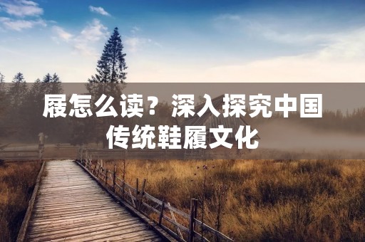 屐怎么读?深入探究中国传统鞋履文化 屐怎么读?深入探究中国传统鞋履文化