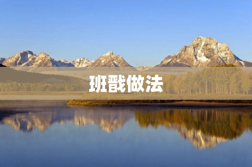 班戬做法:一种具有特色的传统烹饪方法 班戬做法:一种具有特色的传统烹饪方法