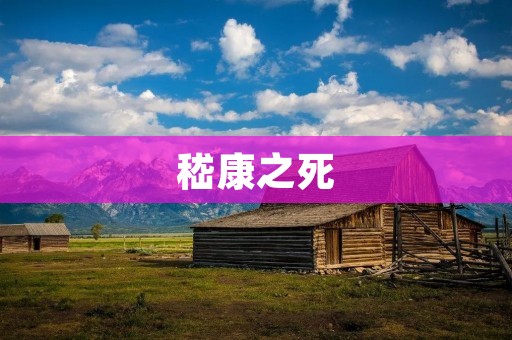 嵇康之死：一段悲惨的历史故事