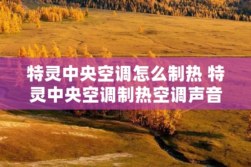 特灵中央空调怎么制热 特灵中央空调制热空调声音大 特灵中央空调怎么制热 特灵中央空调制热空调声音大