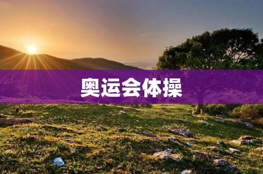 奥运会体操：中国队的历史与现状