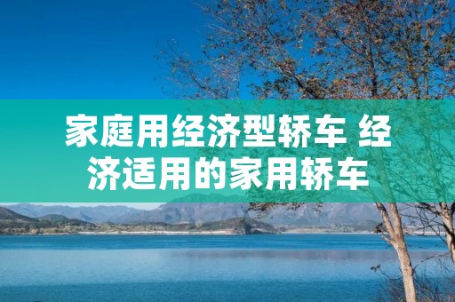 家庭用经济型轿车 经济适用的家用轿车 家庭用经济型轿车 经济适用的家用轿车