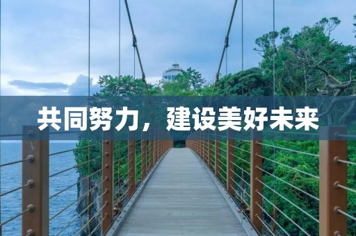 共同努力,建设美好未来