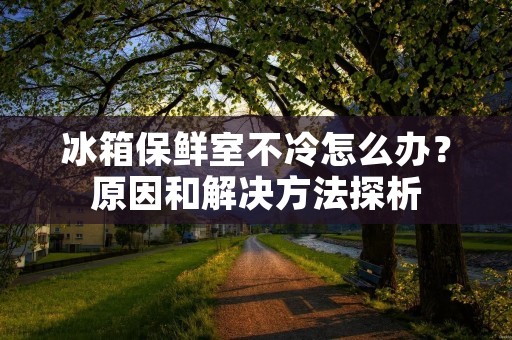 冰箱保鲜室不冷怎么办？原因和解决方法探析