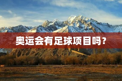 奥运会有足球项目吗? 奥运会有足球项目吗?