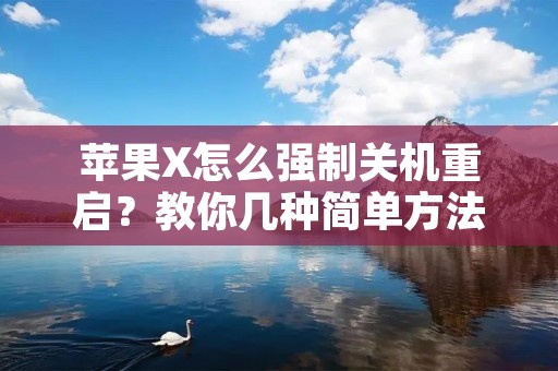 苹果X怎么强制关机重启?教你几种简单方法