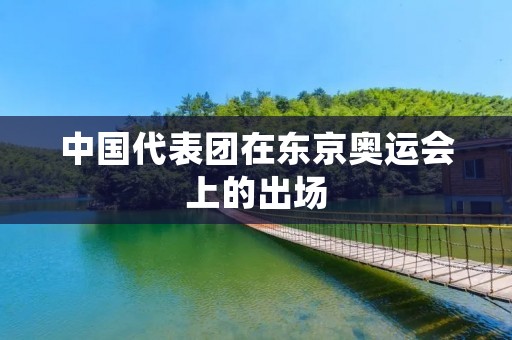 中国代表团在东京奥运会上的出场:荣耀的展示 中国代表团在东京奥运会上的出场:荣耀的展示