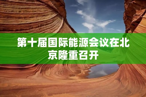 第十届国际能源会议在北京隆重召开