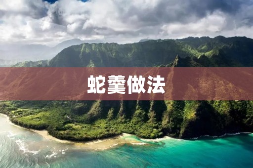 蛇羹做法：传统美食的制作方法