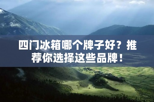 四门冰箱哪个牌子好?推荐你选择这些品牌! 四门冰箱哪个牌子好?推荐你选择这些品牌!
