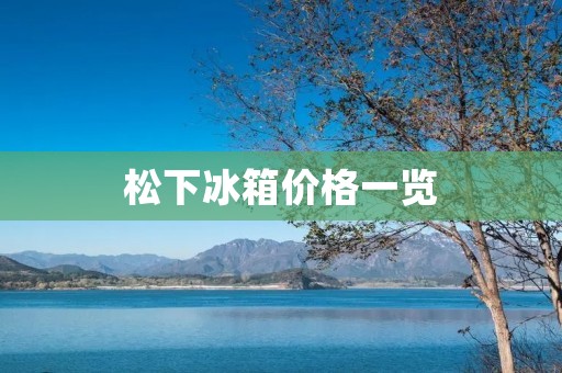 松下冰箱价格一览:挑选适合自己的松下冰箱 松下冰箱价格一览:挑选适合自己的松下冰箱