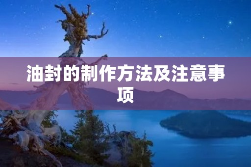 油封的制作方法及注意事项