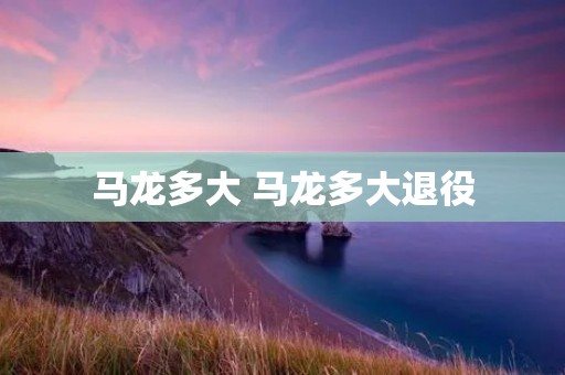 马龙多大 马龙多大退役