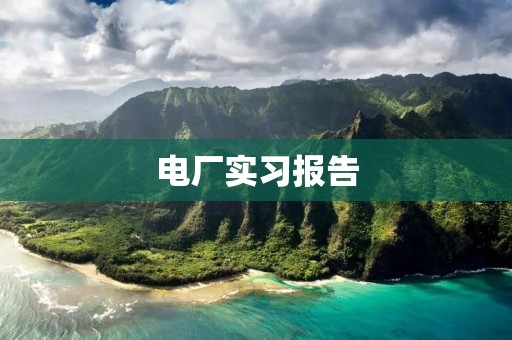 电厂实习报告