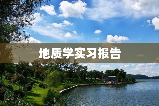 地质学实习报告:探索矿物资源的世界