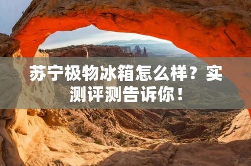 苏宁极物冰箱怎么样？实测评测告诉你！