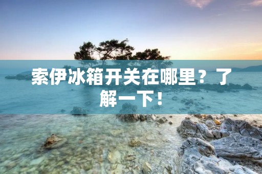索伊冰箱开关在哪里？了解一下！