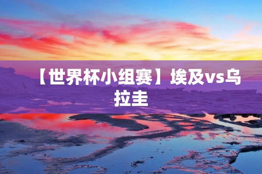 【世界杯小组赛】埃及vs乌拉圭：萨拉赫的归来，卡瓦尼的独秀