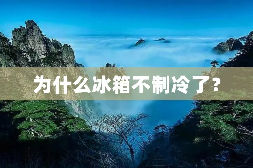 为什么冰箱不制冷了？