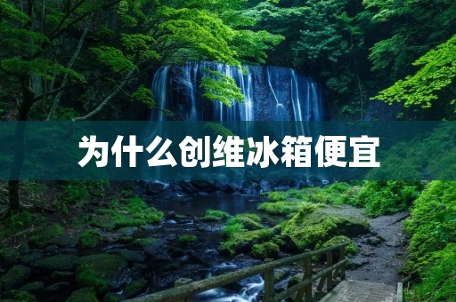 为什么创维冰箱便宜