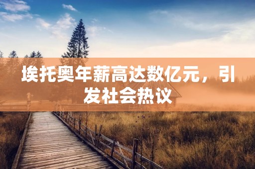 埃托奥年薪高达数亿元，引发社会热议