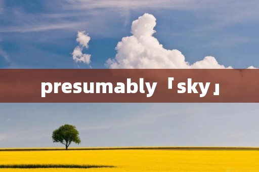 presumably「sky」