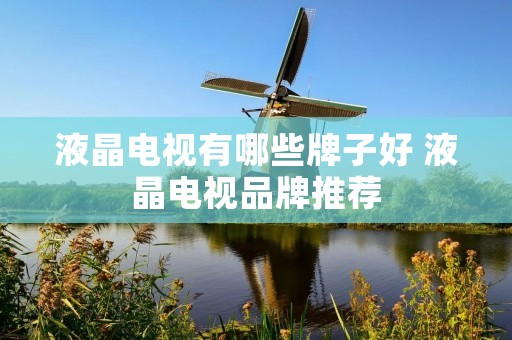 液晶电视有哪些牌子好 液晶电视品牌推荐