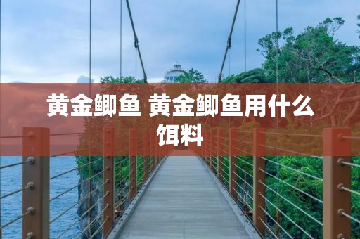 黄金鲫鱼 黄金鲫鱼用什么饵料
