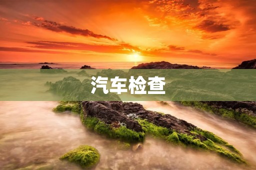 汽车检查：确保行车安全的重要程序