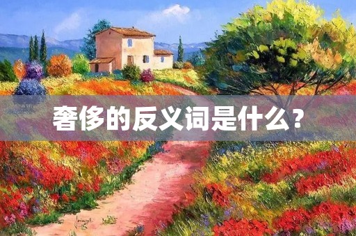奢侈的反义词是什么? 奢侈的反义词是什么?