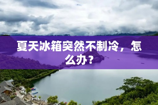 夏天冰箱突然不制冷，怎么办？