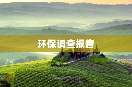 环保调查报告:我国城市垃圾分类现状