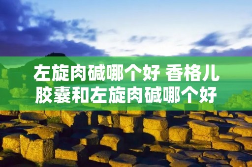 左旋肉碱哪个好 香格儿胶囊和左旋肉碱哪个好