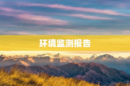 环境监测报告:揭示城市环境质量真相