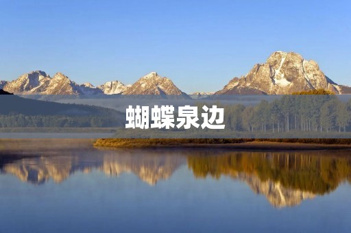 蝴蝶泉边：一场美轮美奂的自然盛宴