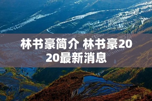 林书豪简介 林书豪2020最新消息 林书豪简介 林书豪2020最新消息
