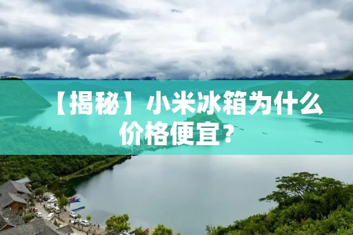【揭秘】小米冰箱为什么价格便宜? 【揭秘】小米冰箱为什么价格便宜?