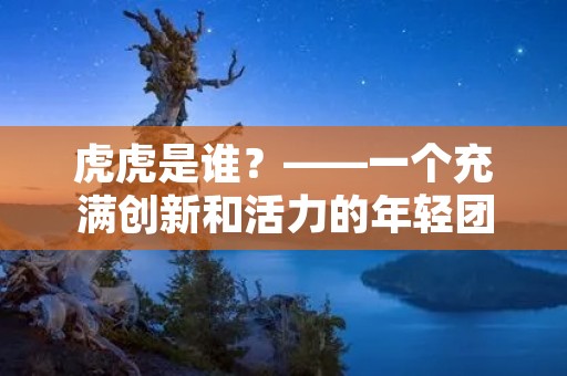 虎虎是谁?——一个充满创新和活力的年轻团队 虎虎是谁?——一个充满创新和活力的年轻团队
