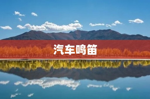 汽车鸣笛：道路交通安全的重要组成部分