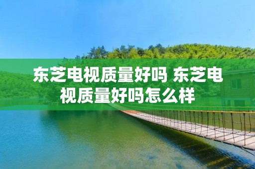 东芝电视质量好吗 东芝电视质量好吗怎么样