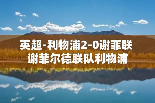 英超-利物浦2-0谢菲联 谢菲尔德联队利物浦